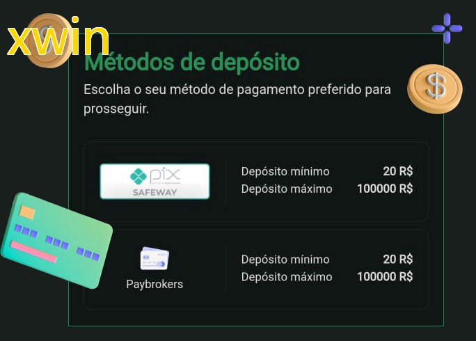 O cassino xwinbet oferece uma grande variedade de métodos de pagamento